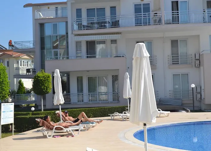 Antalya 3 Nirvana Club Ground Floor Two Bedrooms Pool View With Water Slide Close To Center *