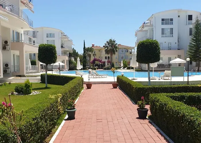 Antalya 3 Nirvana Club Ground Floor Two Bedrooms Pool View With Water Slide Close To Center *