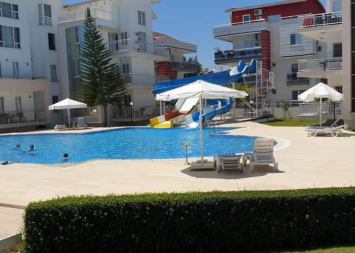 Antalya 3 Nirvana Club Ground Floor Two Bedrooms Pool View With Water Slide Close To Center * Belek