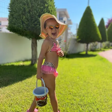 Antalya 3 Nirvana Club Ground Floor Two Bedrooms Pool View With Water Slide Close To Center شقة *